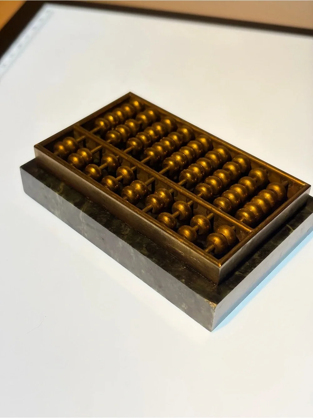 Bronze Abacus Decorative Desktop Accent - Bronze